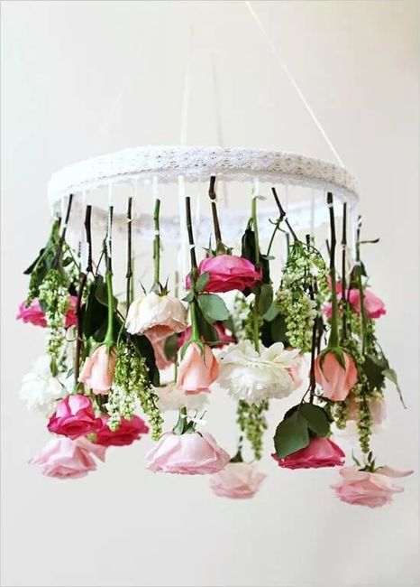 Decoração com rosas - 1