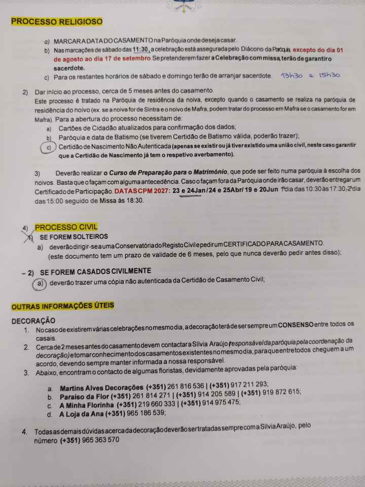 Marcação na Basílica do Convento de Mafra - agenda 2027 - 1