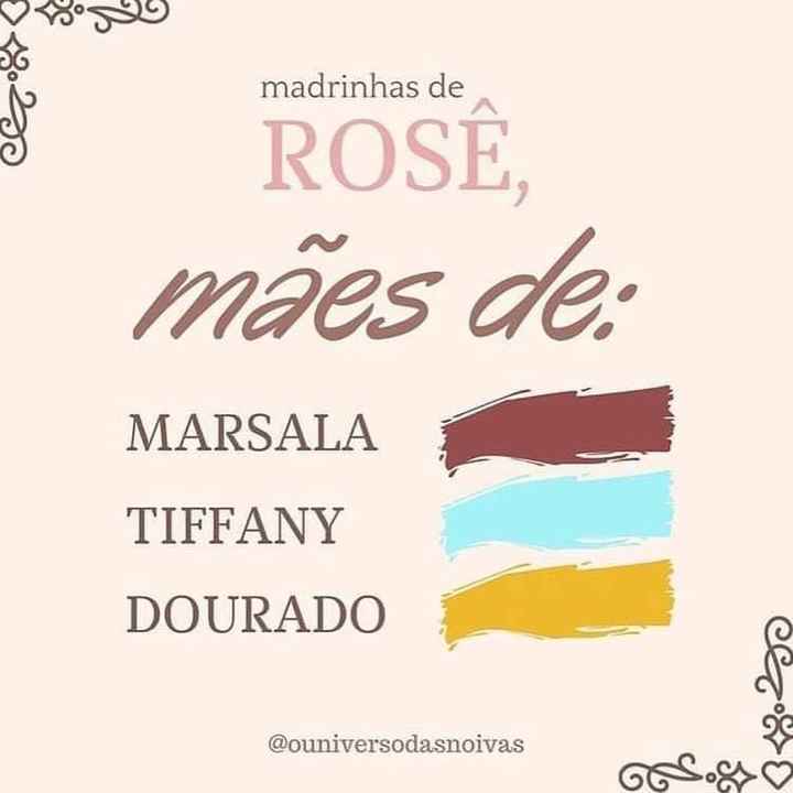 Guia de cores para as mães dos noivos - 3