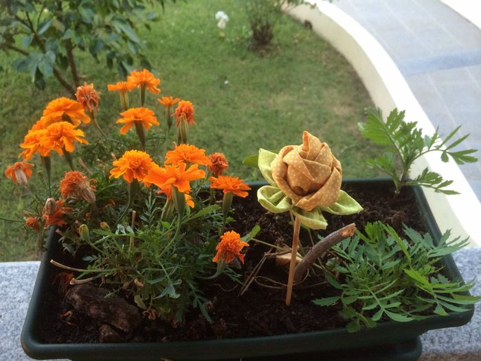 Flor tecido
