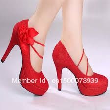 sapatos vermelhos