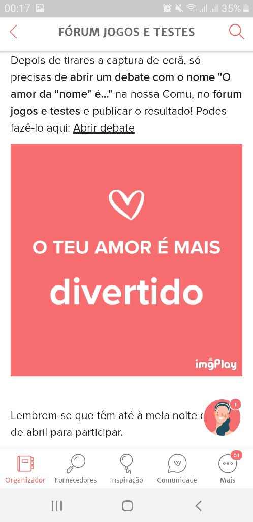 o amor da Mónica é... - 1