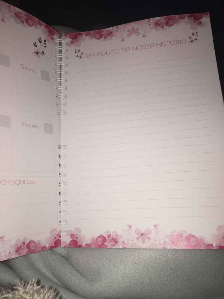a minha agenda da noiva 😍 - 5
