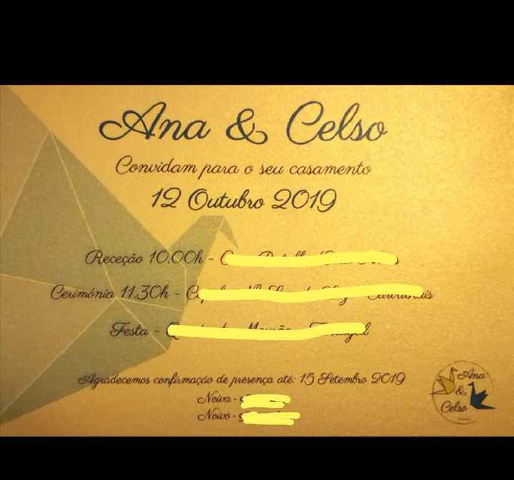 Convites de casamento - 2