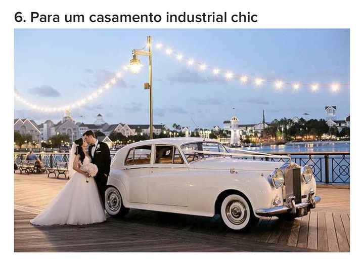 Transporte da noiva/noivos no casamento - 1