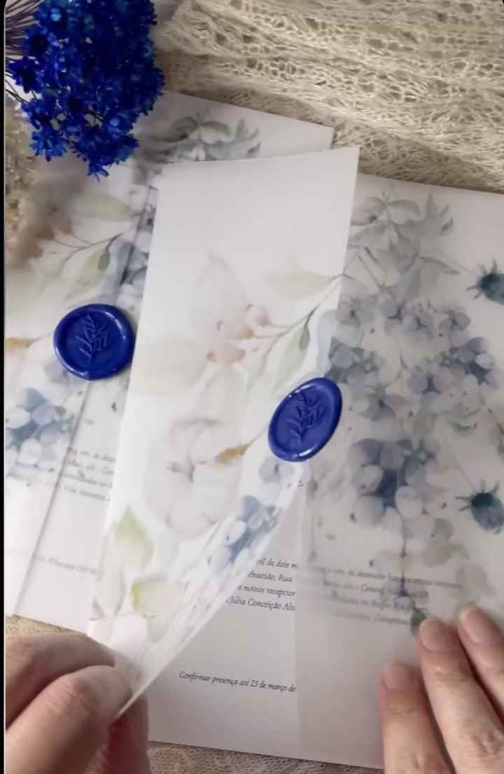 💙Inspirações de convites em azul🏳️‍🌈 - 3