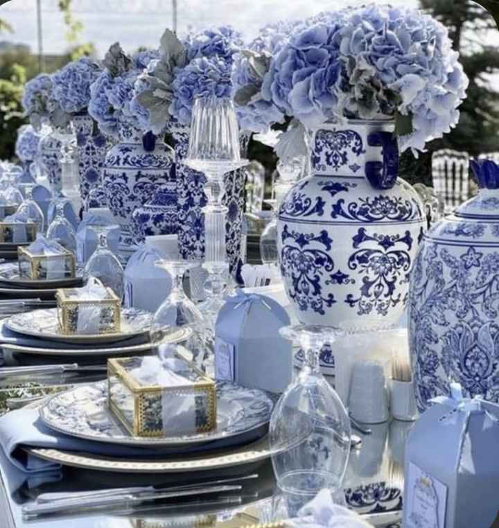 💙Inspiração decor mesa em Azul🏳️‍🌈 - 1