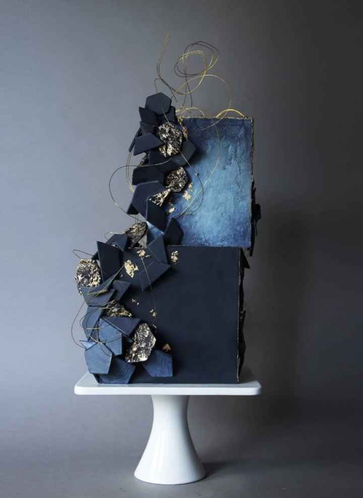 💙Inspiração bolo de casamento em Azul🏳️‍🌈 - 1