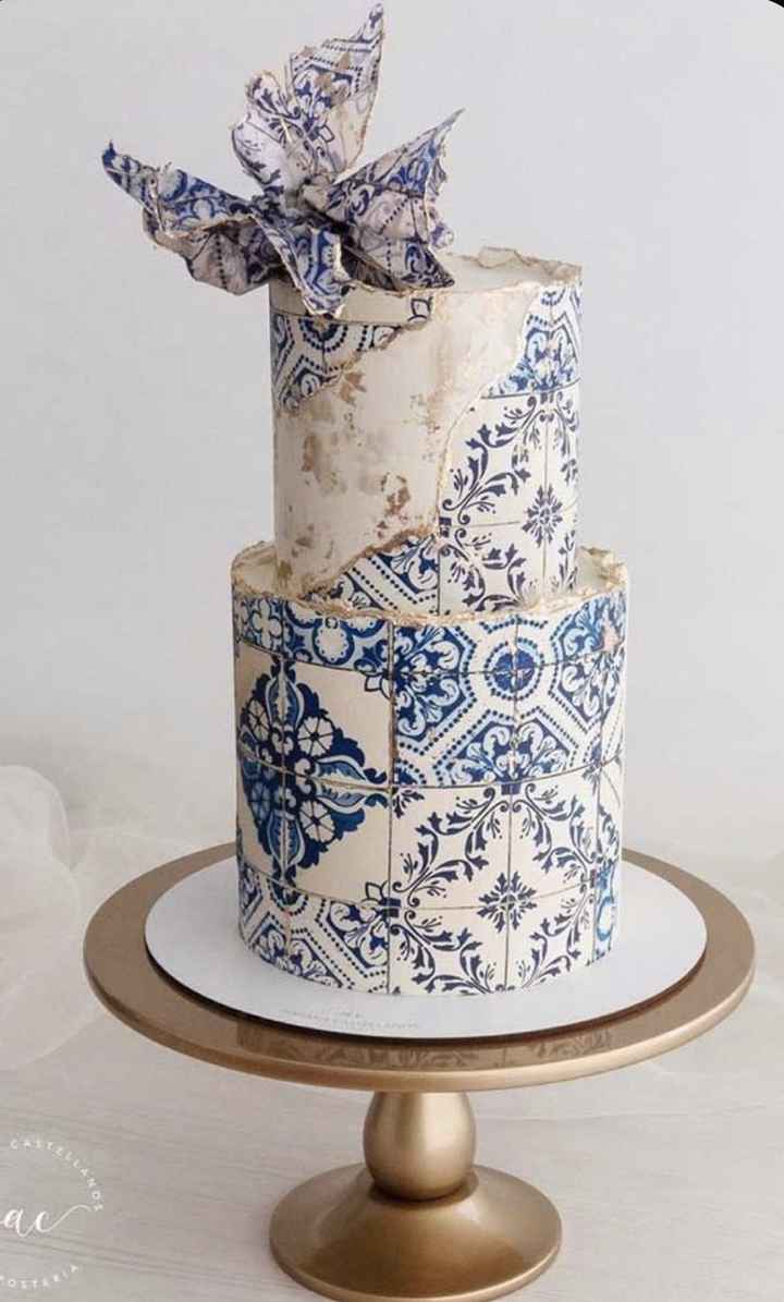💙Inspiração bolo de casamento em Azul🏳️‍🌈 - 2