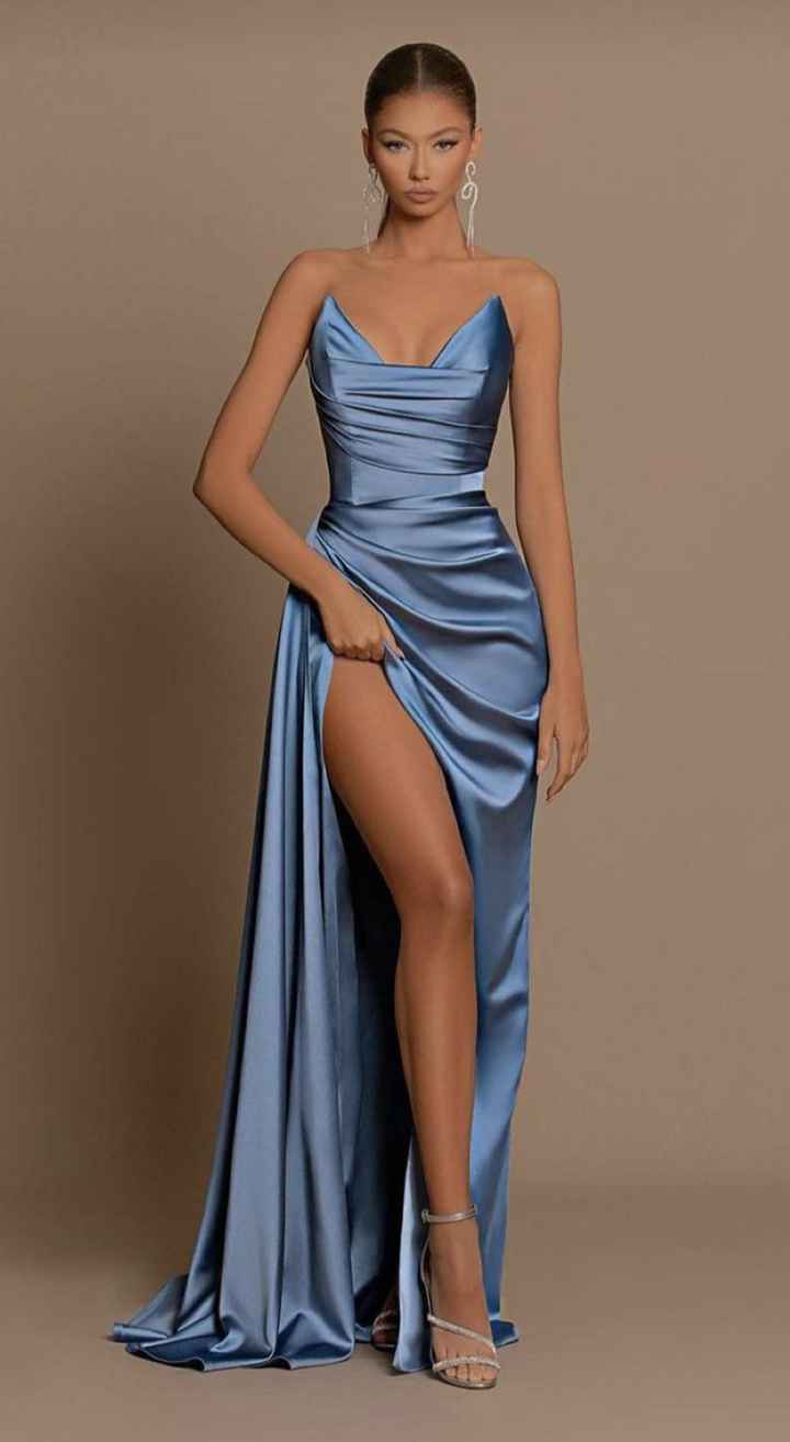 💙 Inspiração vestido de convidada em Azul🏳️‍🌈 - 1