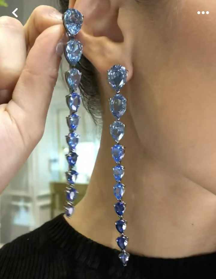 💙Inspiração de brincos de noiva em Azul🏳️‍🌈 - 2