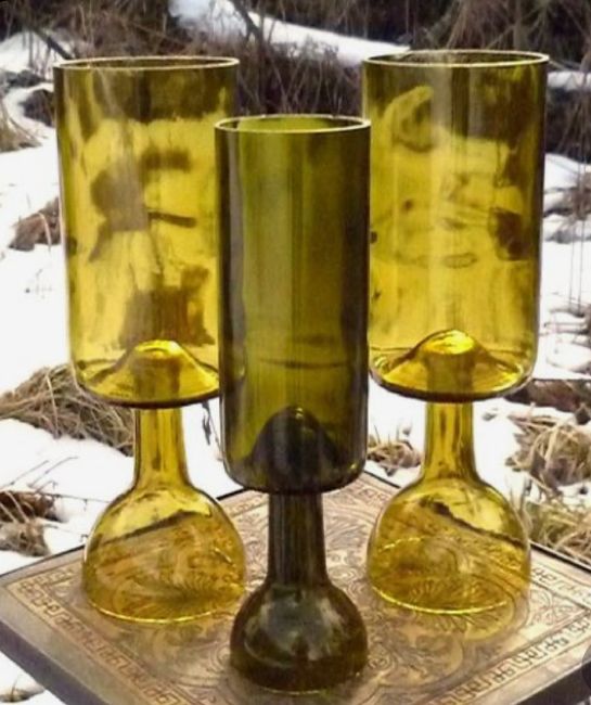 Diy Garrafas de vinho 2