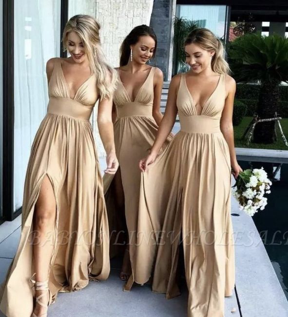 O🌈 Arco-íris invade a Comunidade com Inspirações em Dourado para Vestido - Damas de Honor 5