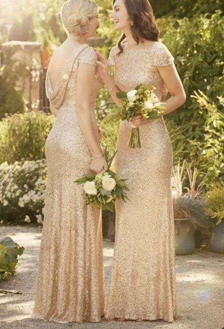 O🌈 Arco-íris invade a Comunidade com Inspirações em Dourado para Vestido - Damas de Honor 6