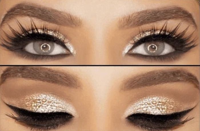 O🌈 Arco-íris invade a Comunidade com Inspirações em Dourado para a Makeup dos Olhos 👀 5
