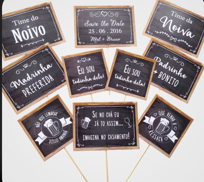 Placas para selfies/ fotobooth - 1