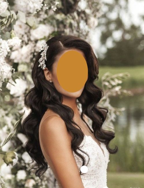 Penteado solto - Noiva - 2