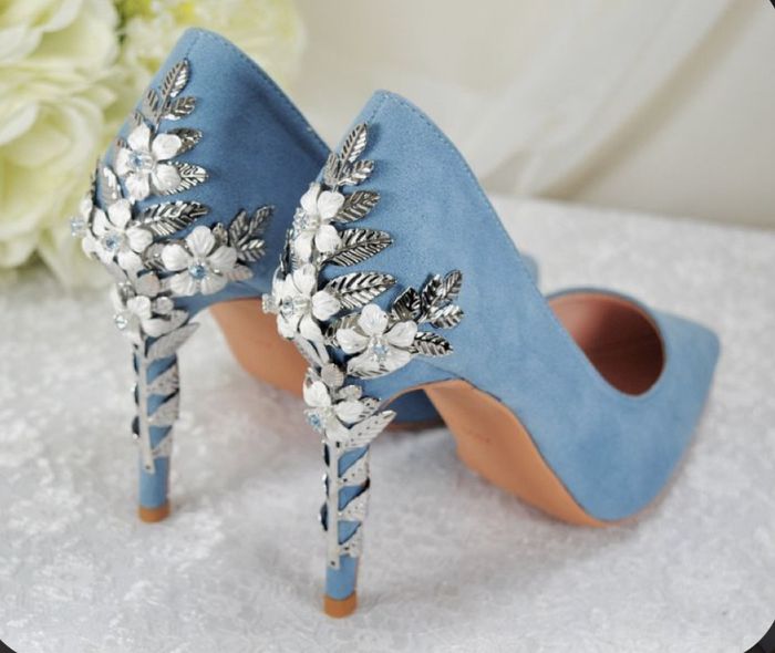 💙Inspiração calçado da noiva em Azul🏳️‍🌈 2