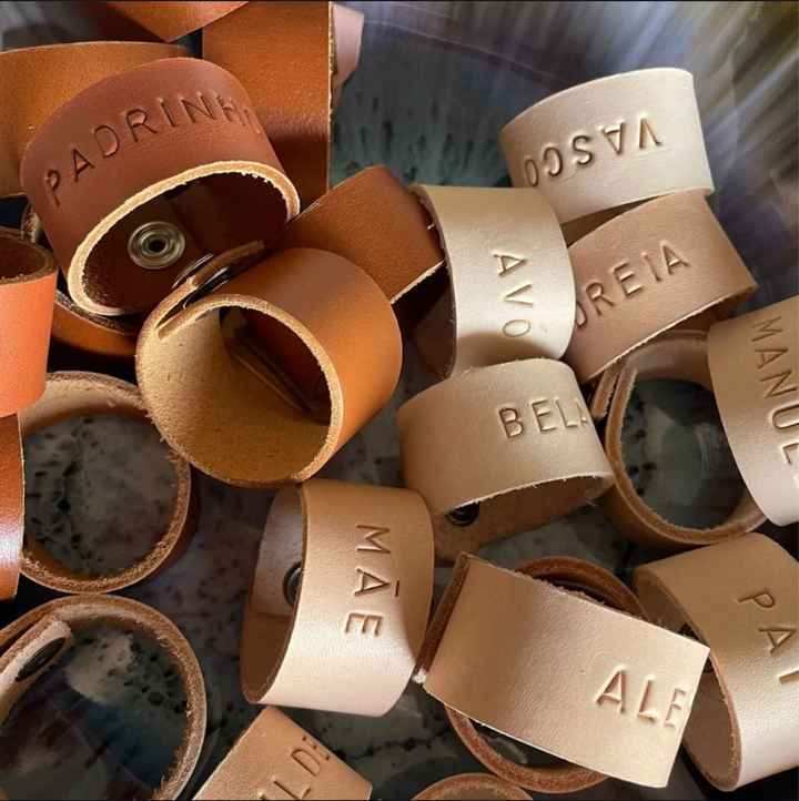 Argolas para guardanapos personalizadas - 1