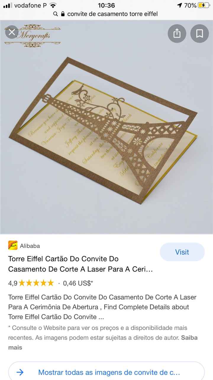 Convite corte a laser - 2