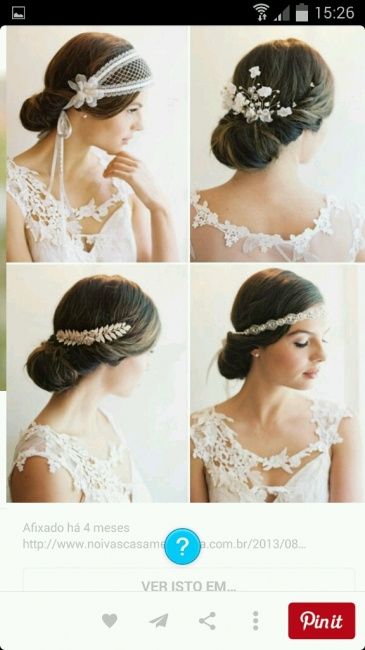 Ideias para penteado com fita? - 1