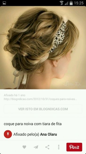 Ideias para penteado com fita? - 3