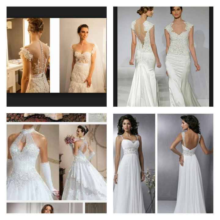 Detalhes curiosos: costas de vestido - 1