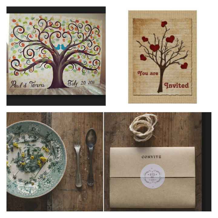Tema casamento: Árvores/frutos - 4