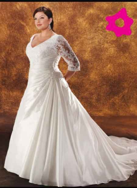 Vestido com ou sem cauda - 1