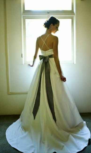 Vestido com fita de cor pastel - 2