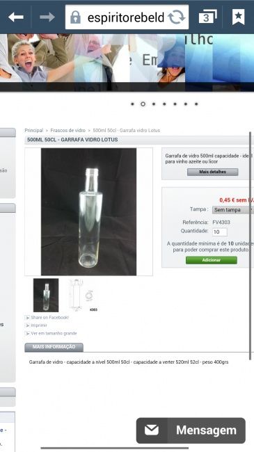 Garrafas de vidro, para licores. help! - 1