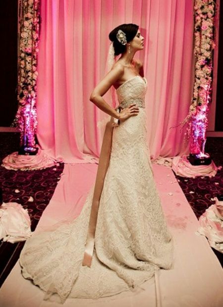 Vestido com fita de cor pastel - 3