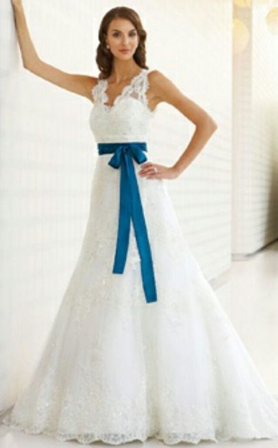 Vestido com fita de cor pastel - 4