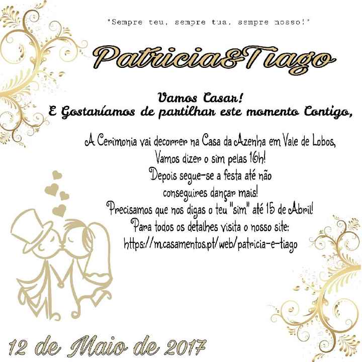 Convites - 2