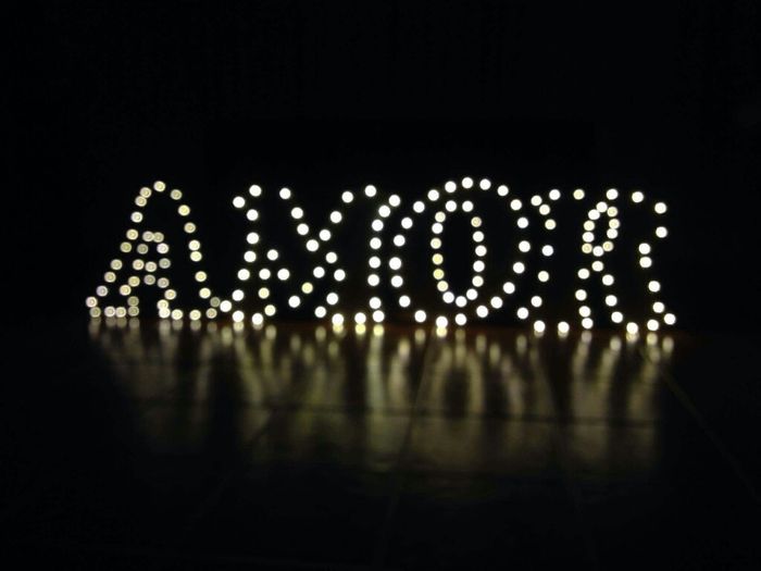 Letras luminosas - 9