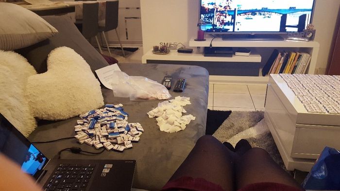 em fase de colagem