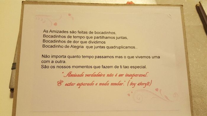 Convite à madrinha - 1