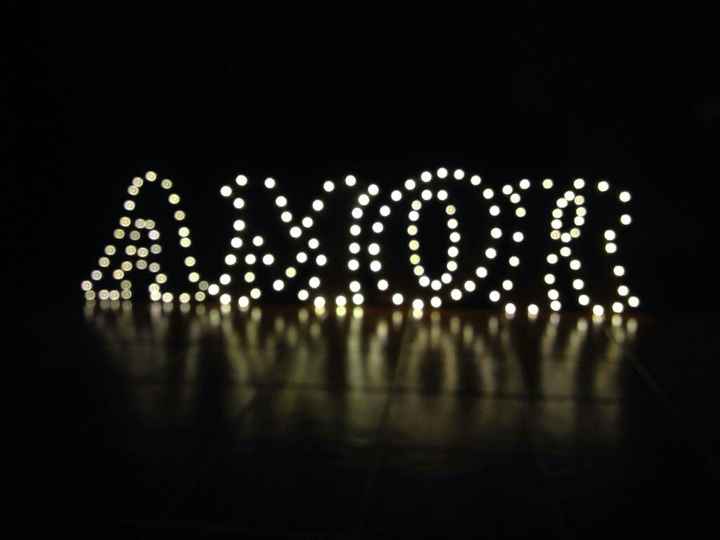 Letras luminosas - 8