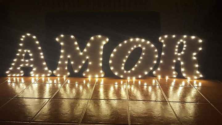 Letras luminosas parte 2 - 1