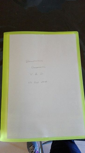 Dossier de casamento - 1