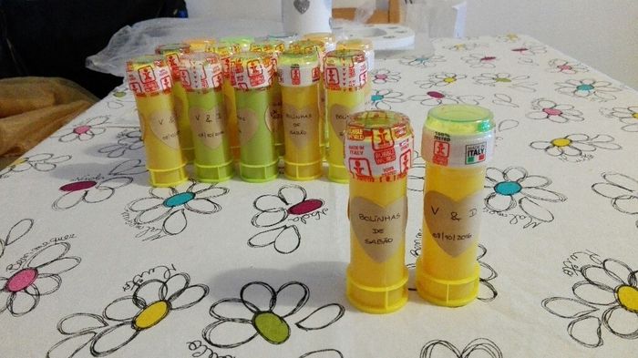 Bolinhas de sabão à saída da cerimónia! Qual gostas mais? - 1