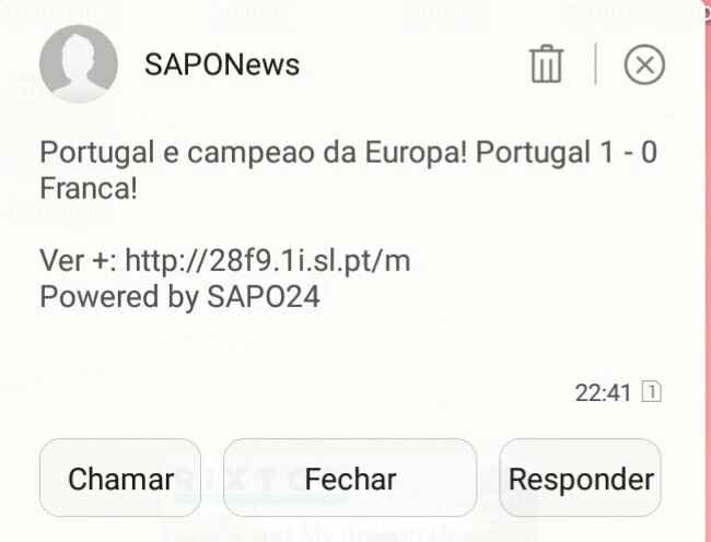 Portugal campeÃo - 2