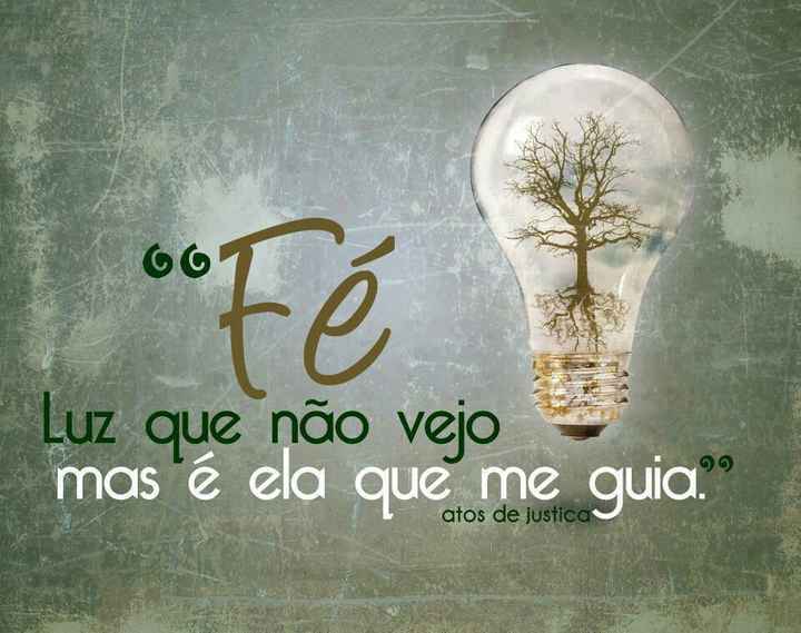 Escolho a palavra "fé" - 1