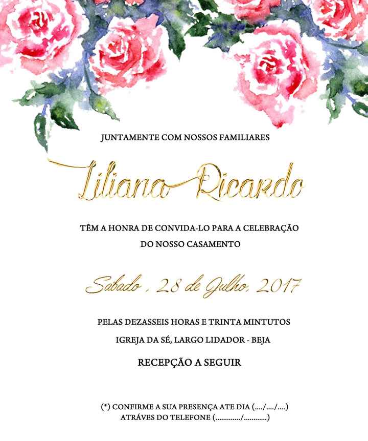 Convites de casamento a 1€ - 7