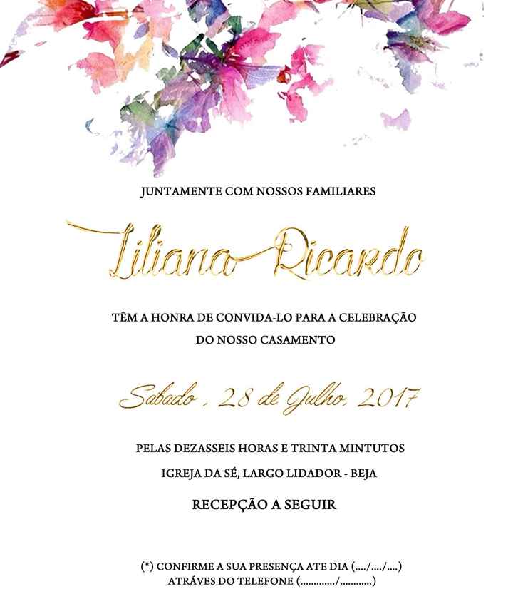 Convites de casamento a 1€ - 8