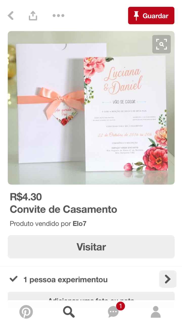 Convites de casamento - 4