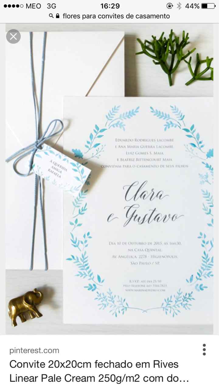 Convites de casamento - 6