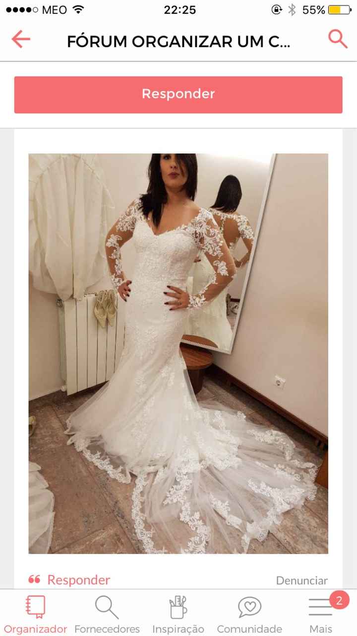  Provas de vestidos como prometido  ... opinioes - 2