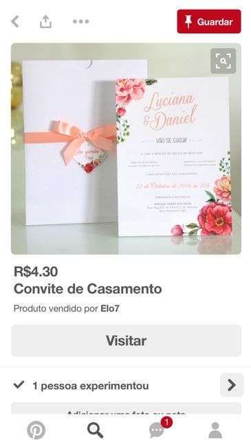 Convites de casamento - 4