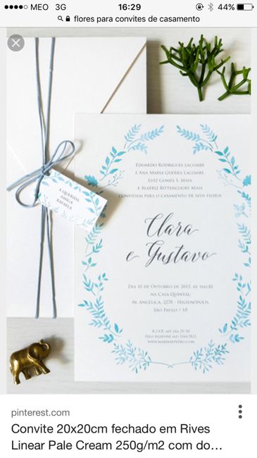 Convites de casamento - 6